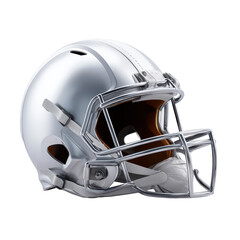 Fototapeta premium Modern football helmet designed for enhanced safety and performance during games