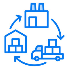 Supply Chain Icon