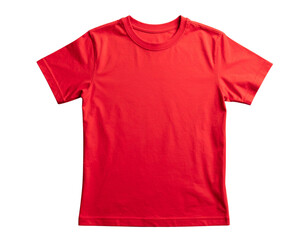 red t shirt isolated