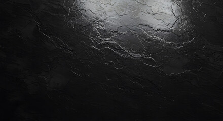 Textured black slate surface