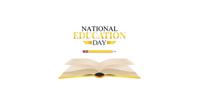 national education day motion video, ideal for national education day celebration