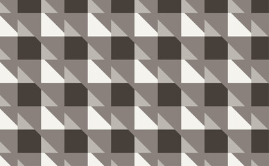 A seamless abstract pattern with a mix of grey and brown geometric shapes. Perfect for modern design, textiles, and digital backgrounds.