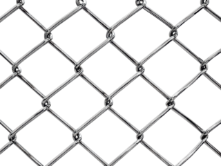 Seamless texture of a chain link fence with a metal grid pattern