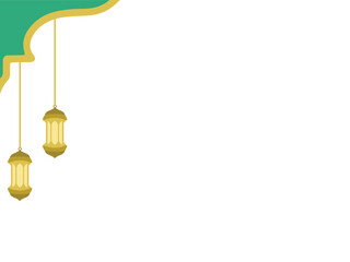 Eid Al Adha Corner Border Background