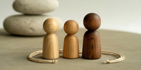 Human resources manager using an innovative virtual interface for talent acquisition, analyzing digital profiles and assessing candidates for a job.