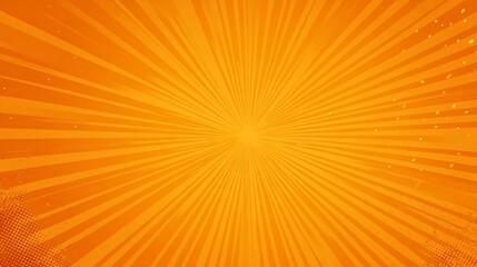 Obraz premium Radiant Orange Burst Background Dynamic Lines Emanate from Center