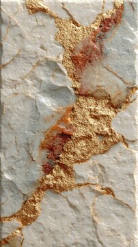 Cream Marble Texture with Realistic Gold Veins