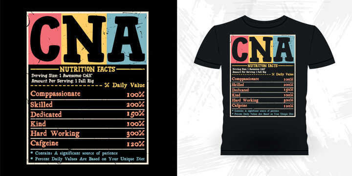 Funny CNA Cute Nurse Day CNA RN Nurse Week Gifts Nursing T-Shirt Design