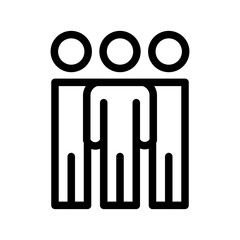 leadership line icon