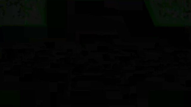 Vande Mataram Indian slogan text with green glitters shine animation video
