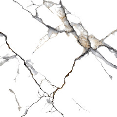 Fototapeta premium Elegant white marble surface with striking black and gold veins showcasing intricate patterns and textures