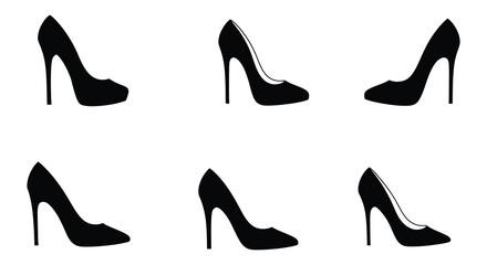 Elegant High Heel Shoes Collection in Silhouette Style silhouette