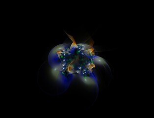 Imaginatory fractal abstract background Image