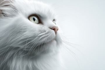 Persian Cat, cat, kitten, animal, pet, feline, cute, domestic, kitty, white, eyes, fur, gray, portrait, eye, isolated, face, pets, mammal, young, grey, animals, close-up, small, blue, look, cats, look