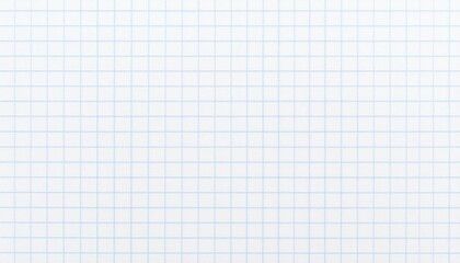 Clean Simple Square Graph Paper Seamless Pattern Education Background