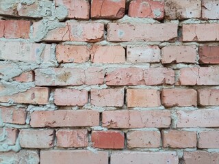 old brick wall on an old building