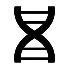 Dna helix structure genetic code biology biotechnology science molecule research icon vector graphic