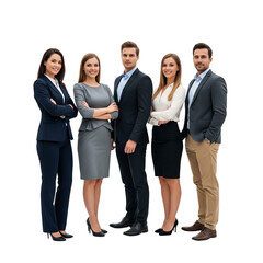group of business people standing