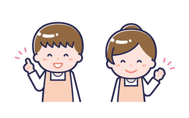 保育士／2人組／男女 01