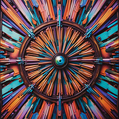 Iridescent Color Washes in Maximalism