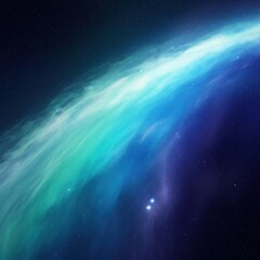 Fototapeta premium Cosmic Symphony: A Mesmerizing Interplay of Light, Star, and Nebulous Hues