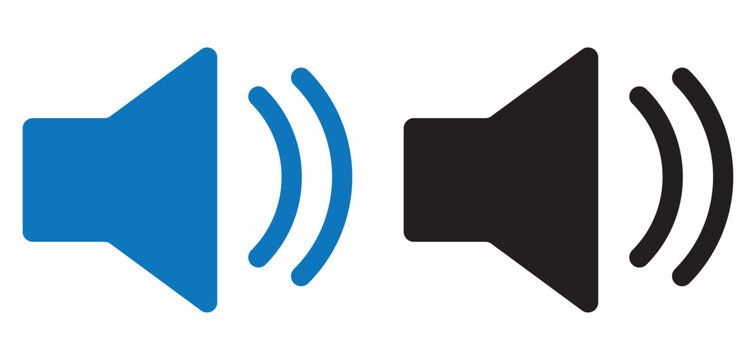 Volume icon set. Volume solid icons set. vector illustration collection. eps file. vector eps.