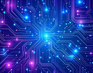 Obraz premium circuit board background