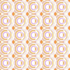 Seamless Abstract Concentric Circles Pattern