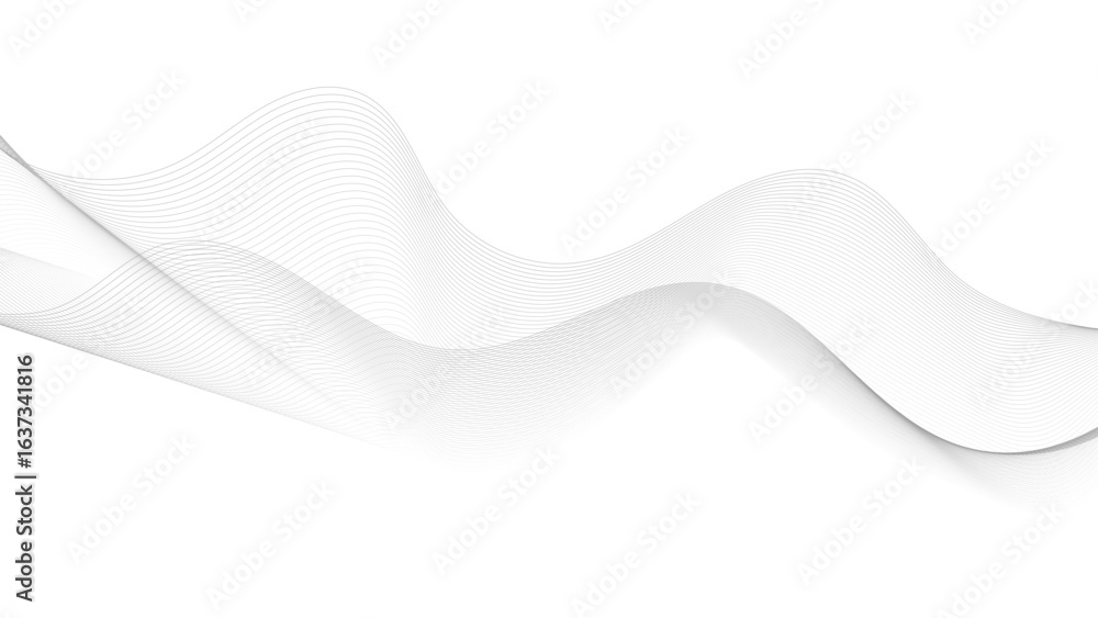 Poster abstract grey wavy lines background. abstract background with business lines background.