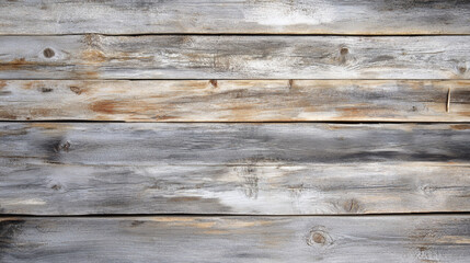 Obraz premium Close-up view of weathered wooden planks.
