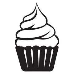 cupcake silhouette