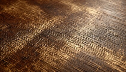 Fototapeta premium Close-up of dark wood grain with light highlights