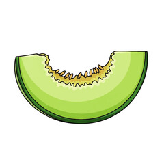 Colorful Fruit Icon Collection in Flat 2D Style Vector