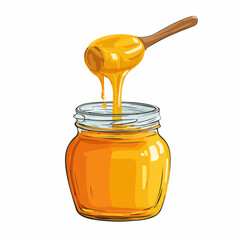 Honey vector diagram, exquisite vector diagram