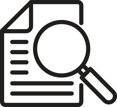 case study, Paper icon