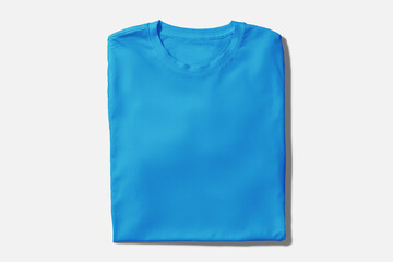 Folded T-Shirt Mockup Isolated Background