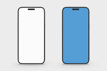 Smartphone 14 Mockup Isolated Background