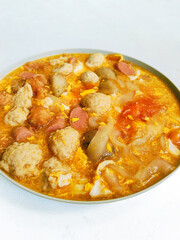 Authentic Indonesian Seblak with a Rich Broth