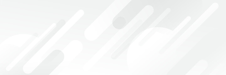 Abstract pattern white geometric banner design background.