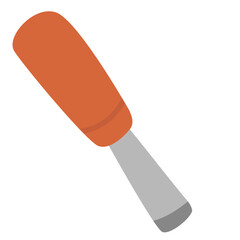 Flat design vector of a screwdriver with blue handle, used for fixing, assembling, and adjusting screws in multiple tasks.