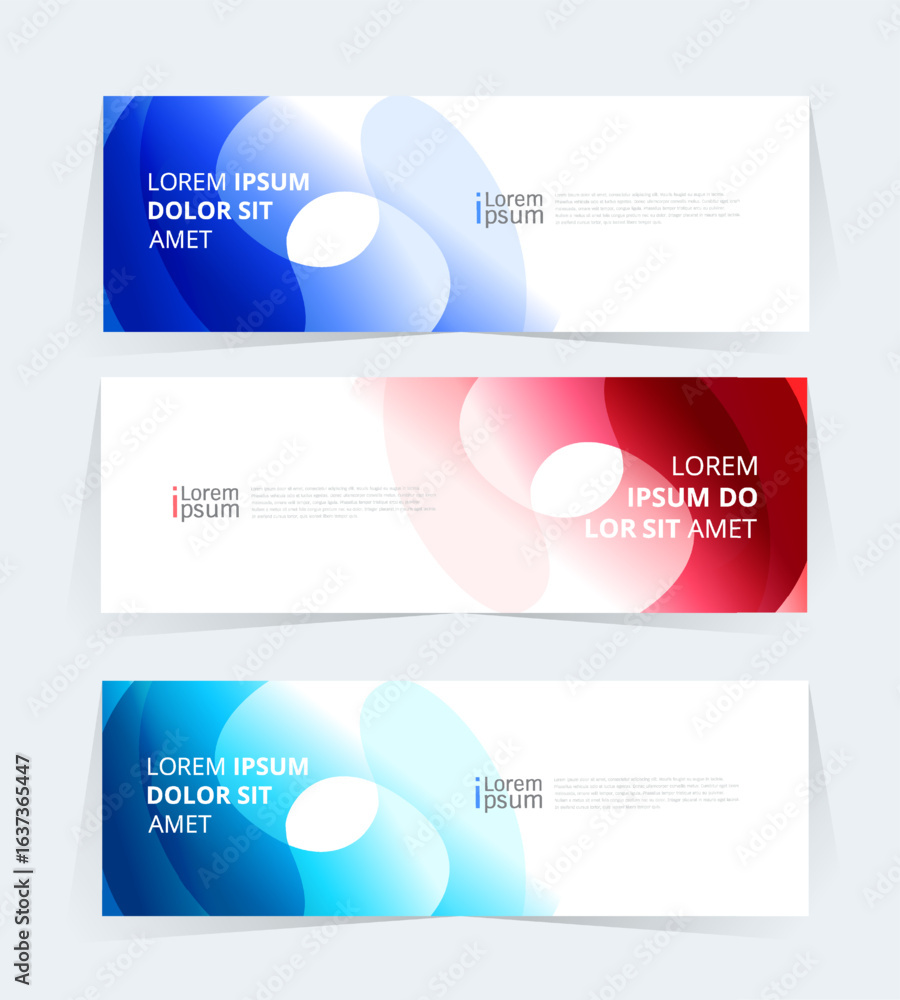 Canvas Prints geometric banner design with vector presentation template.
