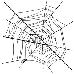 Fototapeta premium Halloween Spider Web
