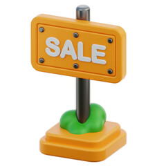 For Sale 3D Illustration