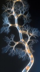 Detailed marine organism structure