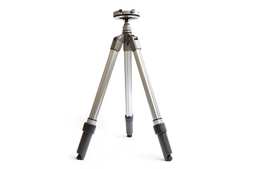 Professional metal tripod with adjustable legs and camera mount