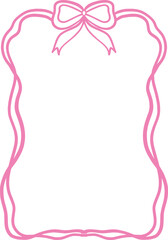 frame line coquette vector 