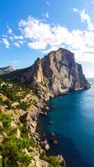 Fototapeta premium Coastal mountain vista