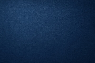 Fototapeta premium Indigo Blue Denim Fabric Texture with Fine Diagonal Twill Weave – High-Resolution Textile Background
