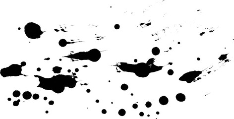 black ink splat