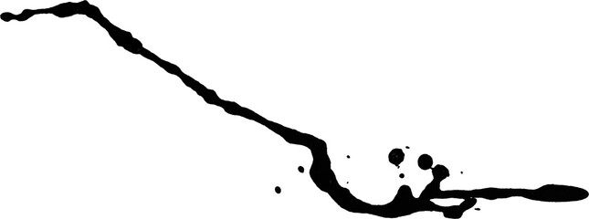 black ink splat